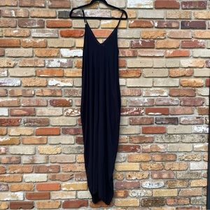 Elan Safra Black Maxi Dress—Size Small